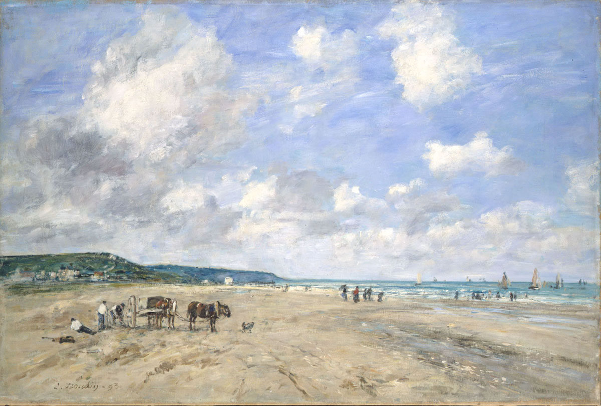 La Plage de Deauville ; La Plage de Tourgeville (ancien titre)